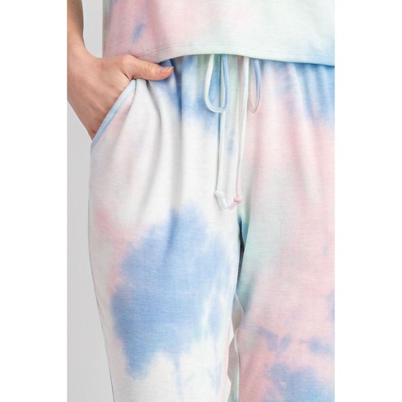 143 Story Cotton Candy Tie Dye Jogger Pant - Picture 2 of 5